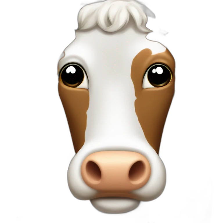 SPECKLED LONGHORN COW LONG LONG LONG FRIENDLY emoji