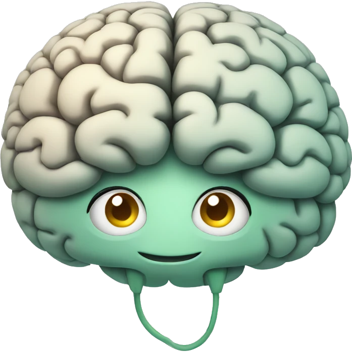 BRAIN HAPPY CARTOON emoji