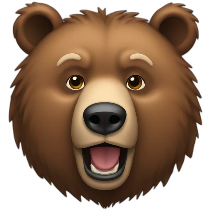 Grizzly bear emoji
