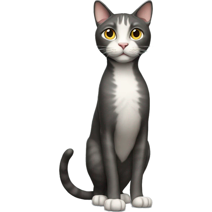 standing cat, full-body emoji