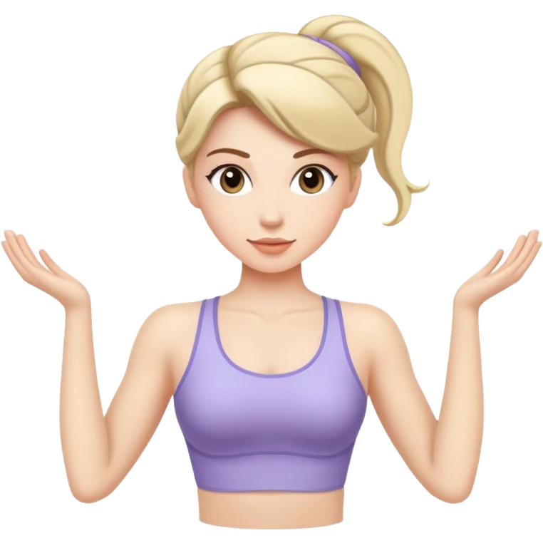 Pilates princess  emoji