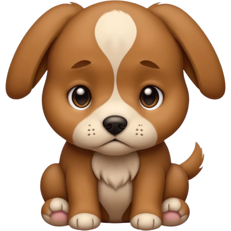 sulking puppy emoji