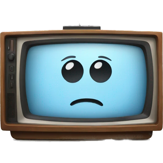 an open television emoji