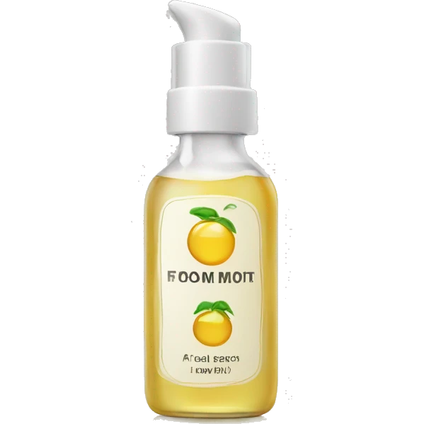 facial tonic with label emoji
