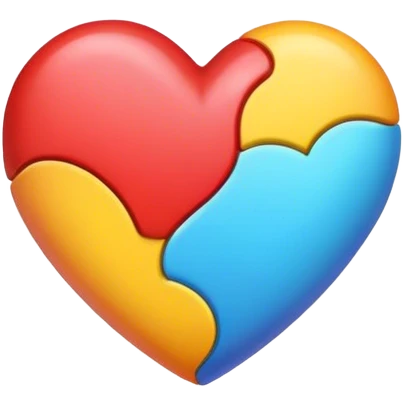 Cœur multicolore  emoji