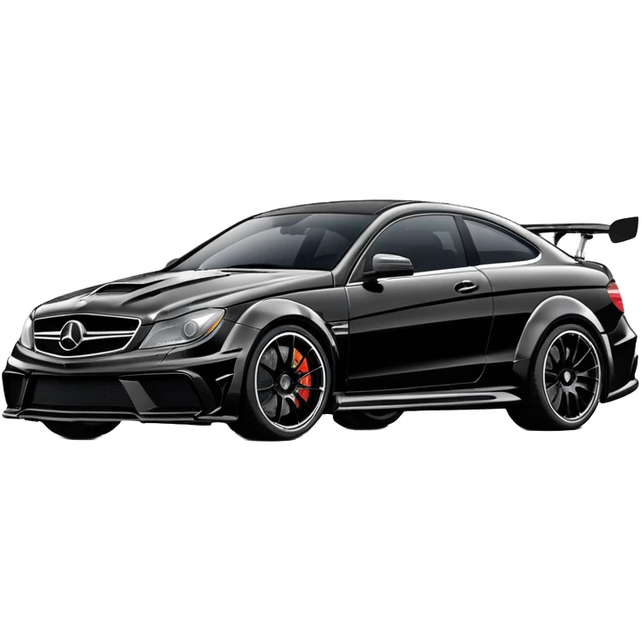 C63 amg black séries noir  emoji