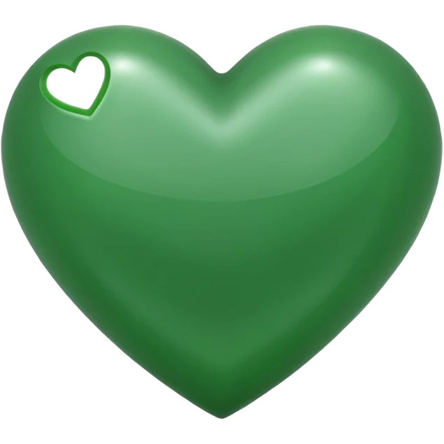 Coração verde emoji
