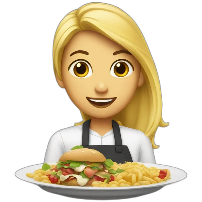 Foodie in the recoding studio emoji