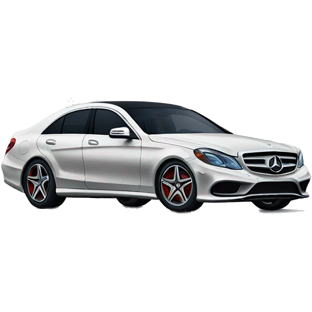 Mercedes with big wheels emoji