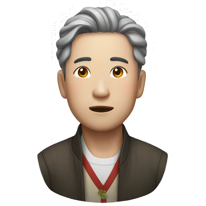 고스 메이크업을 한 산타 emoji