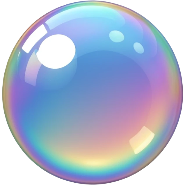 The soap bubble emoji
