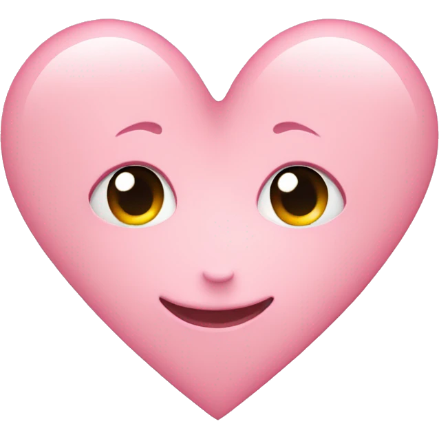 light pink heart emoji