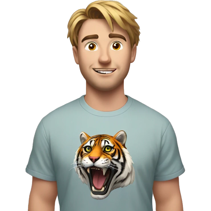 mrbeast avec un tigre emoji