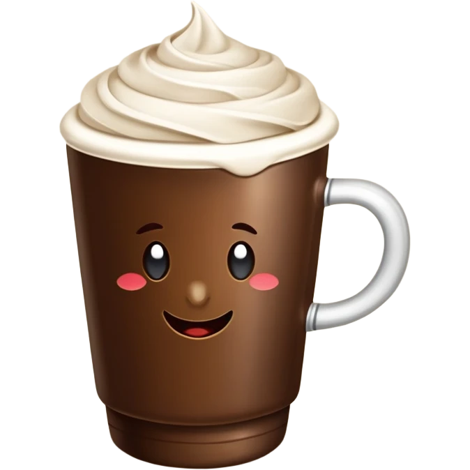 Çikolatalı dondurma emoji