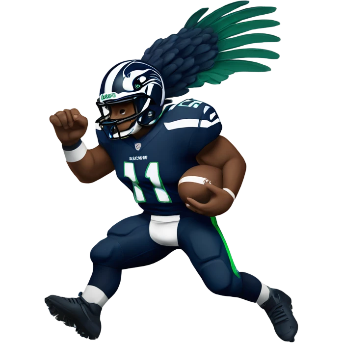 Seahawk crushing ram emoji