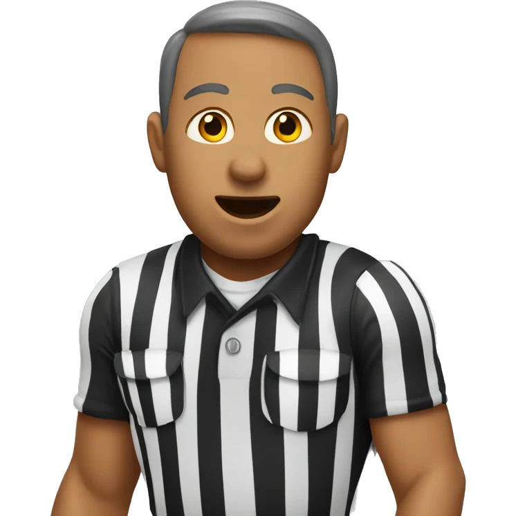 Referee touchdown   emoji