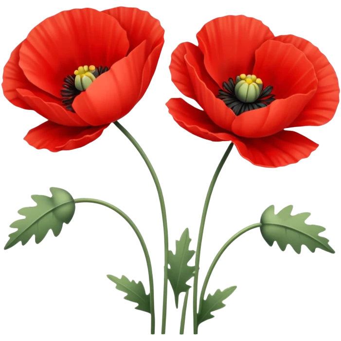 Poppy emoji