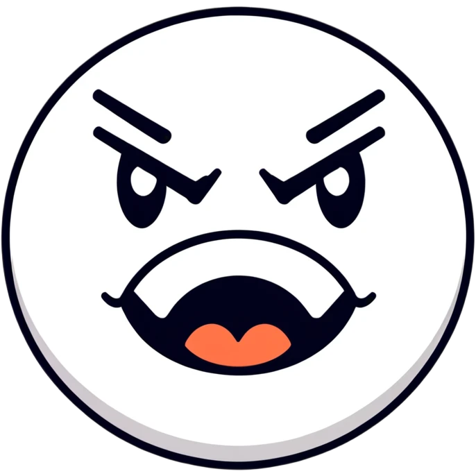Crazy emoji saying fuck you emoji