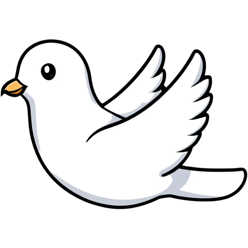 white dove emoji