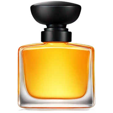 happy perfume with black cap emoji
