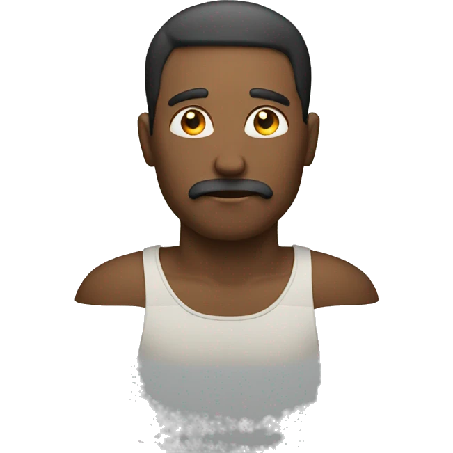 a man thinking emoji