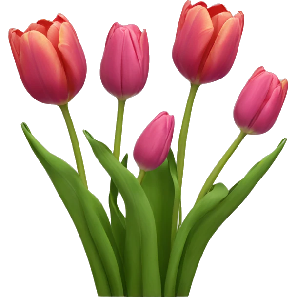 Tulips emoji