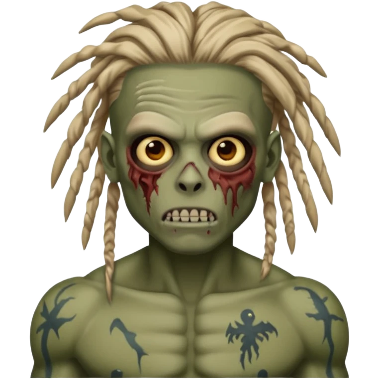 make a zombie boy that has dreads and dont make him too frail emoji