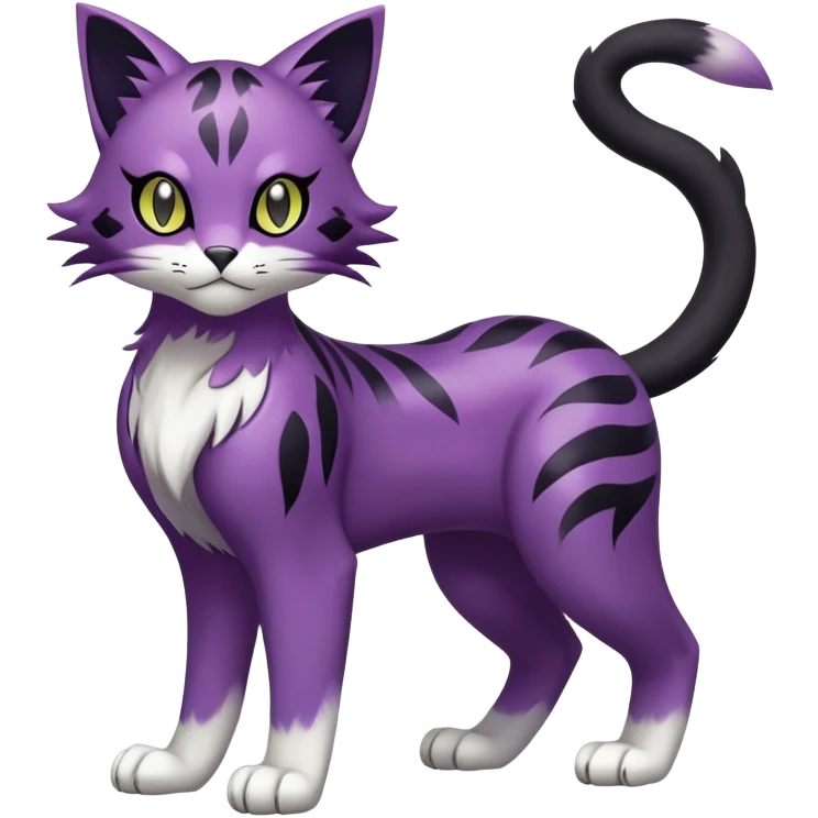 Liepard-Delcatty-Pokémon-Fakémon-hybrid-creature (full body) emoji