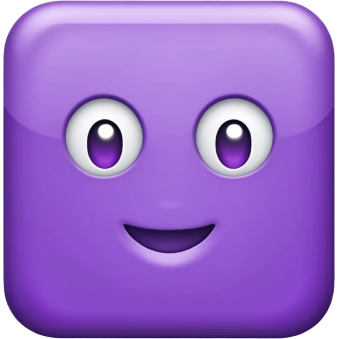 purple text box emoji
