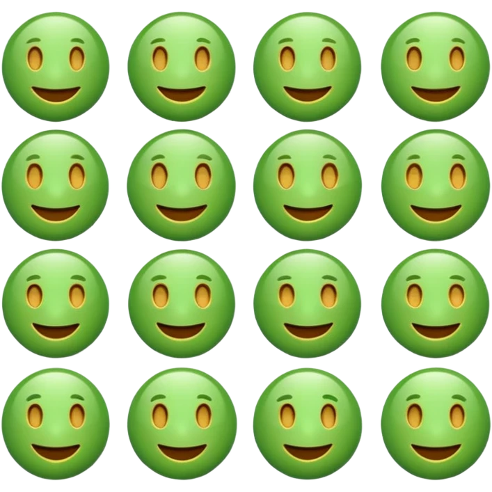make green colur emoji emoji