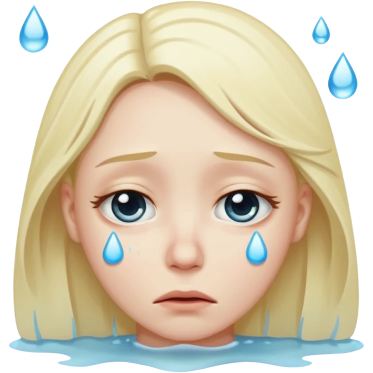 crying face emoji, expressive and clear emoji