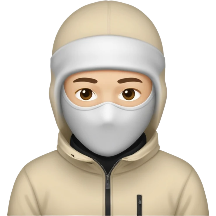 Bowing in ski mask emoji