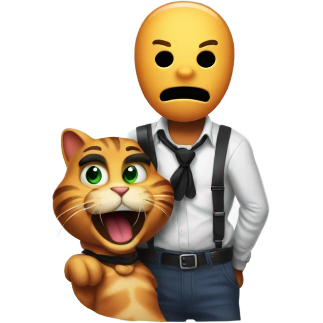 Garfield being kidnaped emoji
