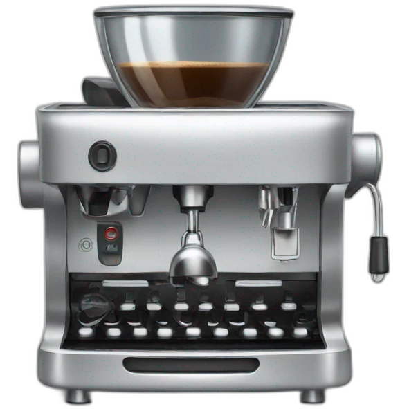 Machine à café emoji