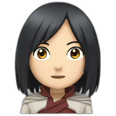  Mikasa Ackerman emoji