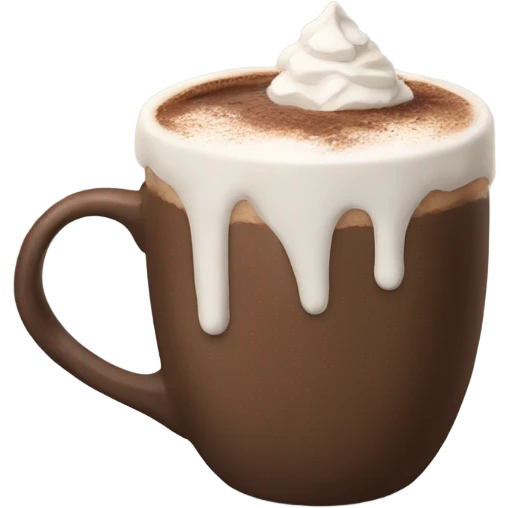 Hot chocolate emoji