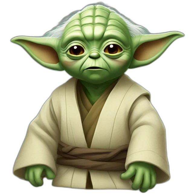 Drunk yoda emoji