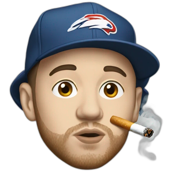 mac miller smoking emoji