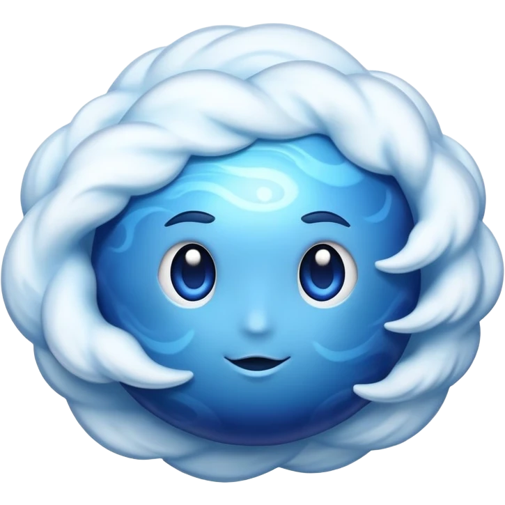 blue planet Neptune emoji