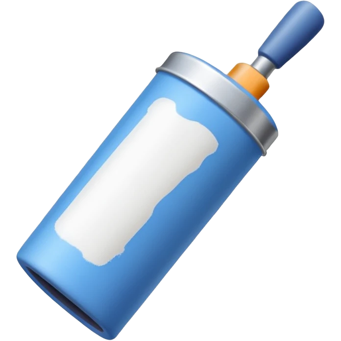 Small paint roller emoji