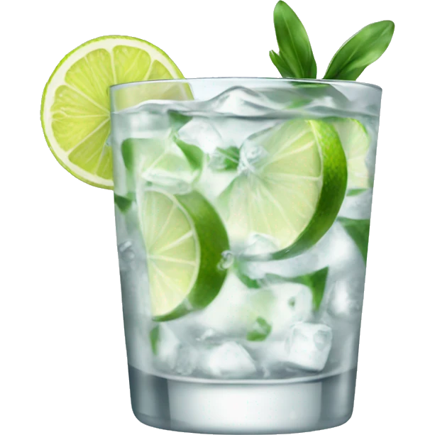 Gin and tonic emoji