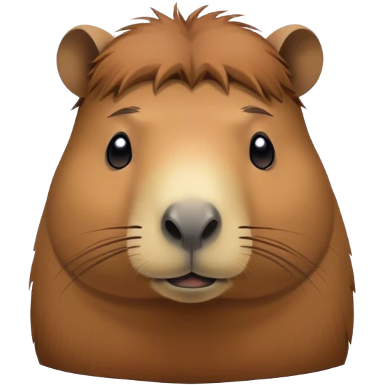 Sad capybara  emoji