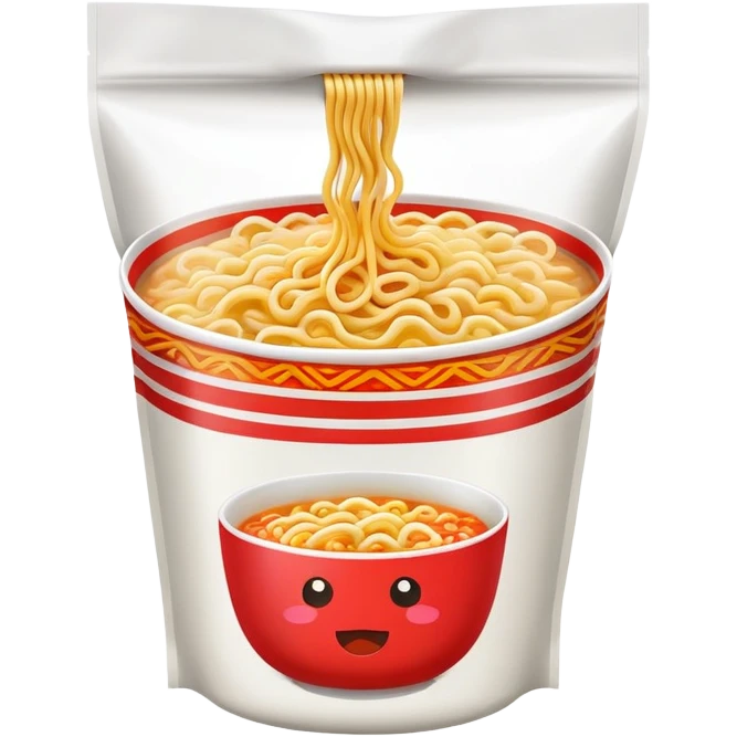 Instant Noodle bag emoji