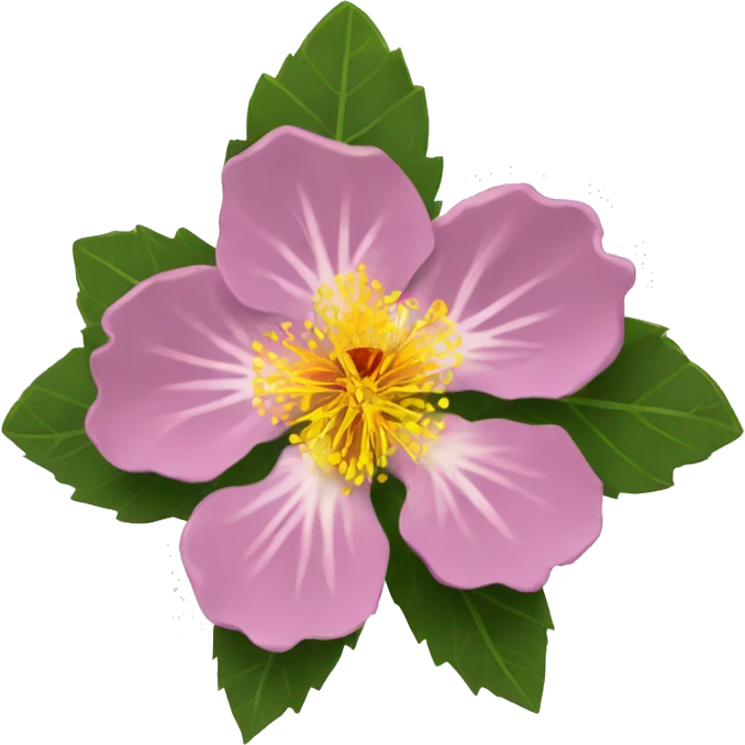 brown-eyed rock rose flower emoji