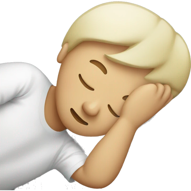 Person dozing off  emoji
