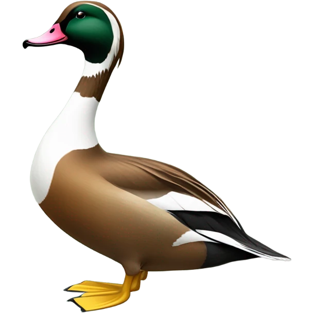 Pintail duck drake  emoji