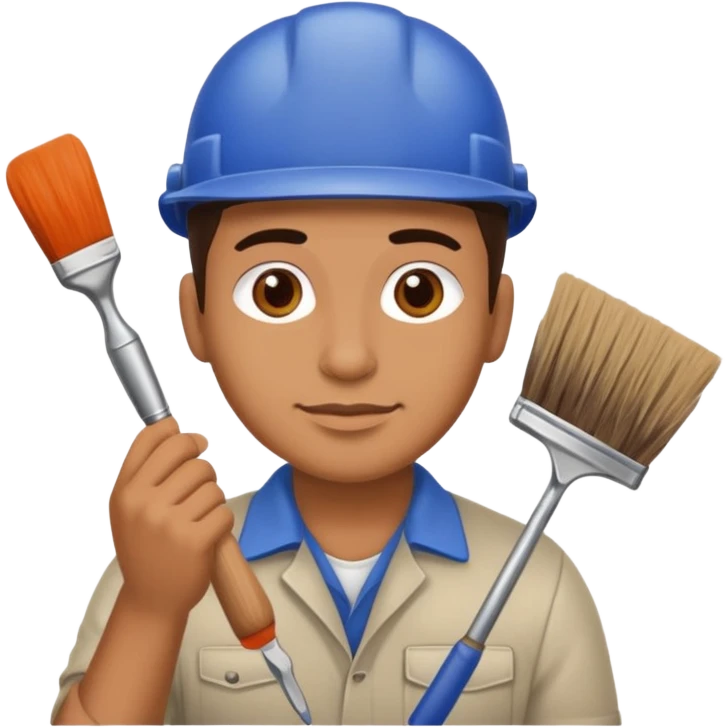 Hispanic car painter  emoji