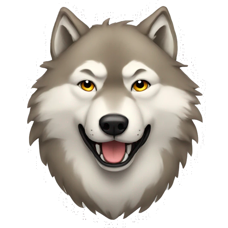 fat wolf emoji
