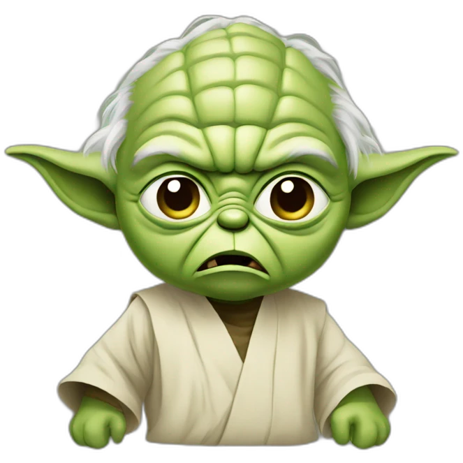 angry yoda emoji