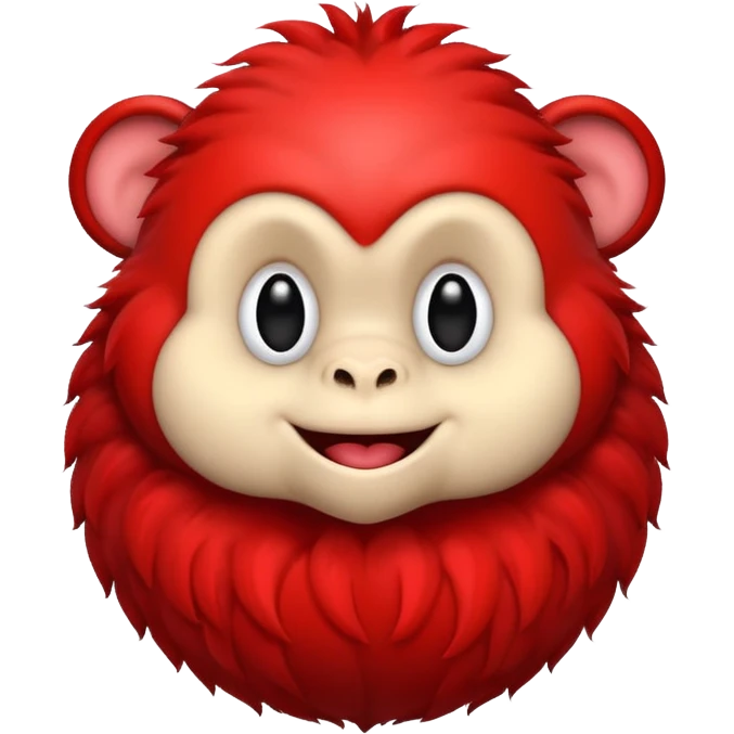 Create a mix of a lady bug and a monkey. Make it cute  emoji